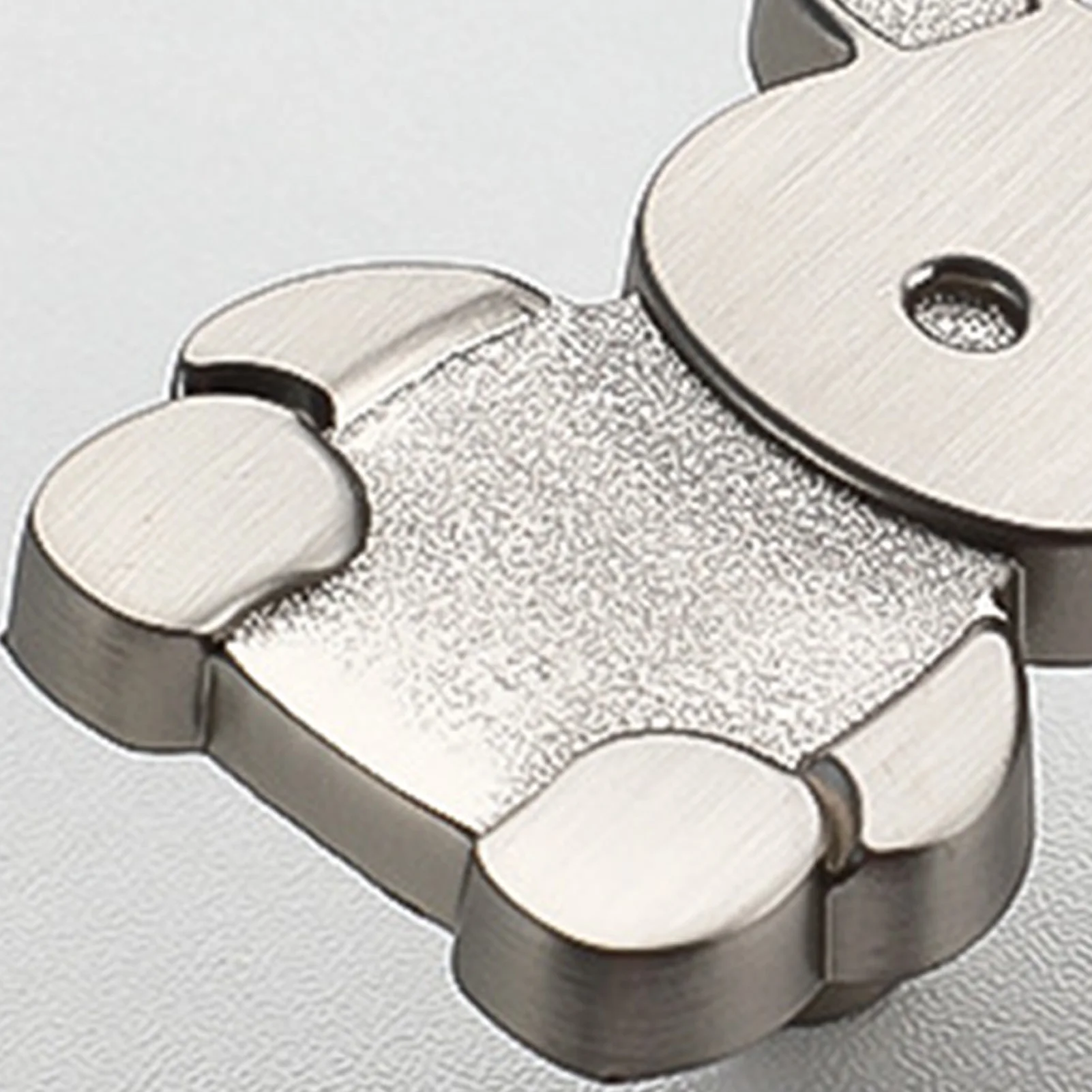 Maniglia per cassetto con modello orso Pomello per armadio in lega di zinco Design moderno e minimalista per mobili per la cameretta dei bambini