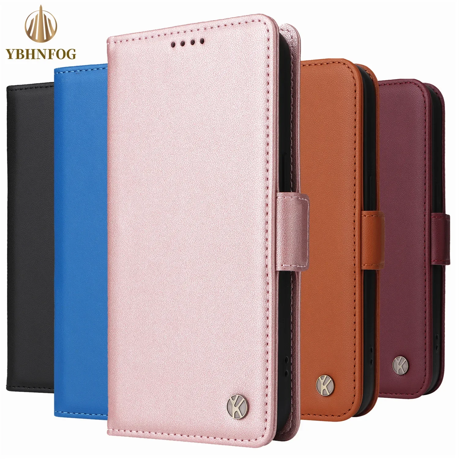 Funda con tapa para Samsung Galaxy S25 Edge S24 Ultra S23 S22 S21 S20 FE S9 Plus S10, soporte tipo billetera con ranura, funda para libro de teléfono