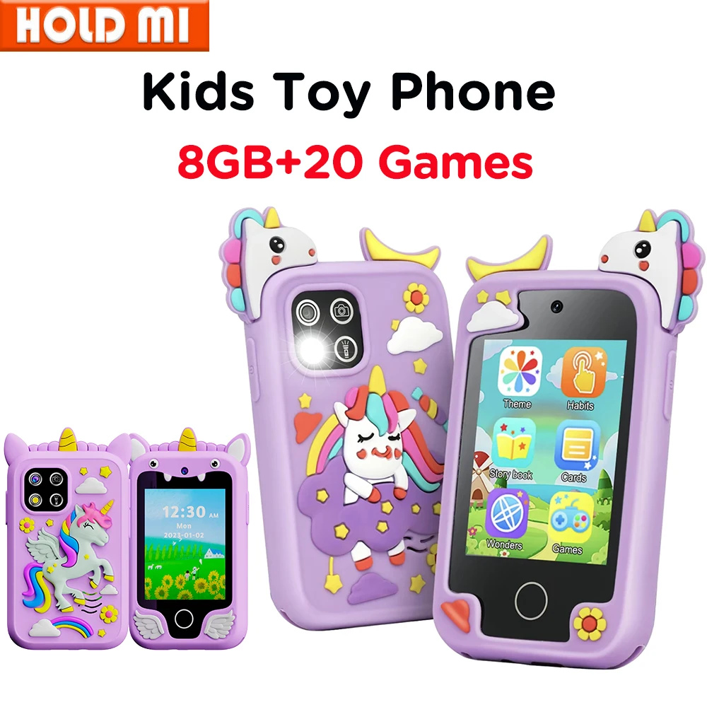 

Детские игрушки для смартфонов, 8 ГБ, 20 игр, двойная камера, мини-телефон для малышей, обучающие игрушки для путешествий, MP3-плеер для мальчиков и девочек, подарки