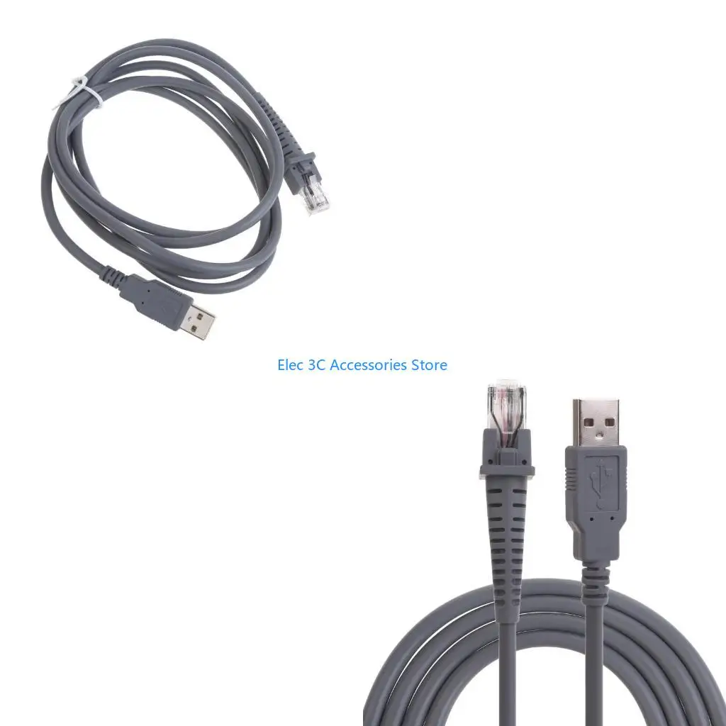 Y51A Universal Scanner Cable USB Data Cable USB Connection Cable Efficient Cable Suitable for GD4130 QD2100 GBT4100 Scanners