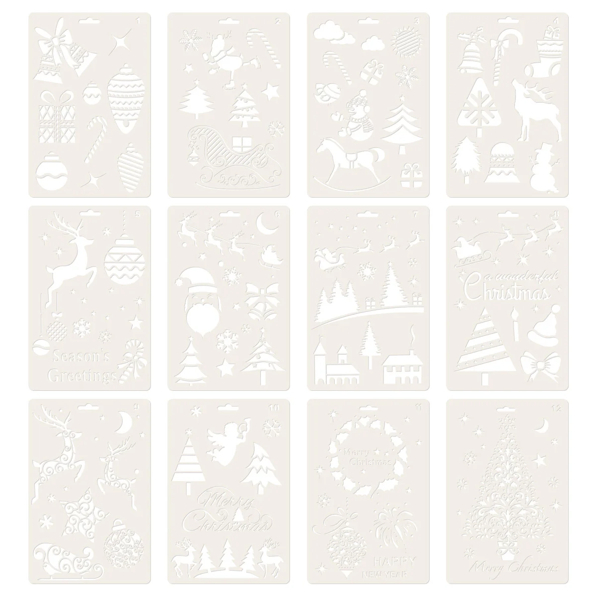 

Stamp Album Stencils Painting Templates for Drawing Photo Spray School Project Christmas