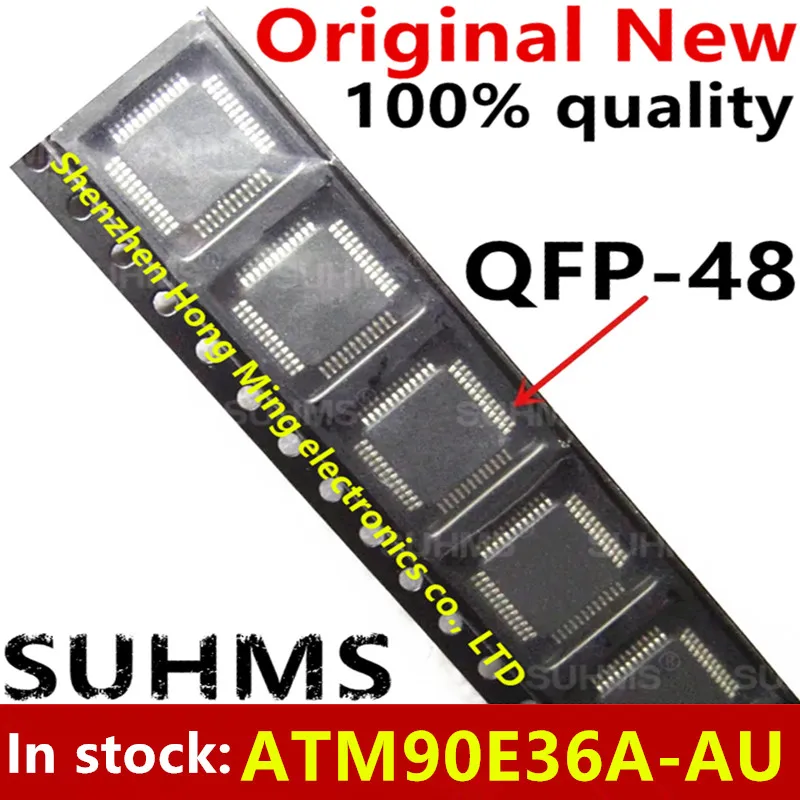 (1piece)100% New ATM90E36A-AU-R ATM90E36A-AU ATM90E36A M90E36A M90E36A-AU QFP-48