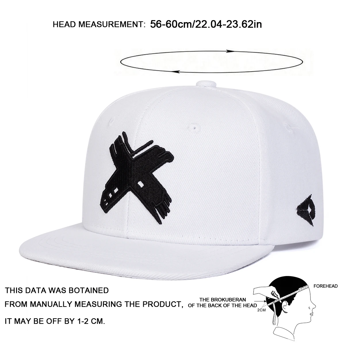 Unisex X Letter Embroidery Hip-hop Hats Spring Autumn Outdoor Adjustable Casual Baseball Caps Sunscreen Hat