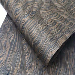 L:2.5Meters/pcs Width:30-55cm Thickness:0.2mm Technology Ebony Root Bark Wood Veneer