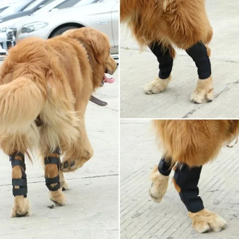 Pet Dog Bandages Dog Injurie Leg Knee Brace Strap Protection For Dogs Joint Bandage Wrap Doggy Medical Supplies Dogs Accessories