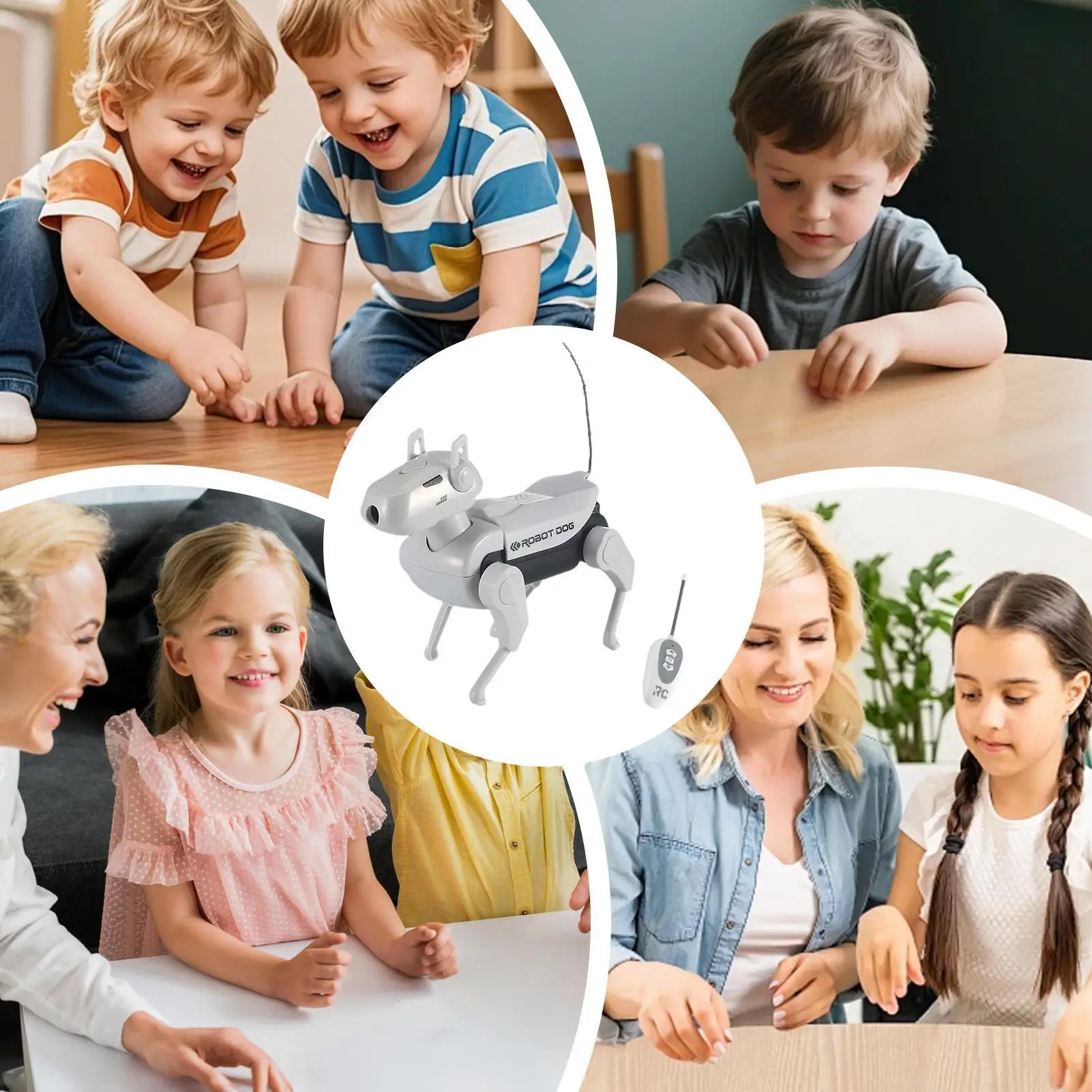 التحكم عن بعد روبوت الكلب المشي الرقص التفاعلية الحيوانات الأليفة التحكم عن بعد روبوت الكلب لعبة للأطفال بنين بنات أصدقاء الأسرة #5