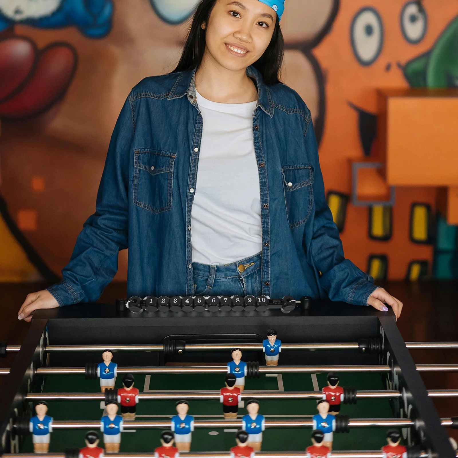 

4Pcs Foosball Table Score Counters Accurate Scoring Durable Easy Installation Family Entertainment Accessories