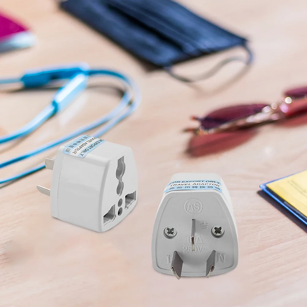 Australian Electrical Socket 10A 250V AU Adapter Outlet Triangular Charger Plug Australia Power Converter for Official Travel