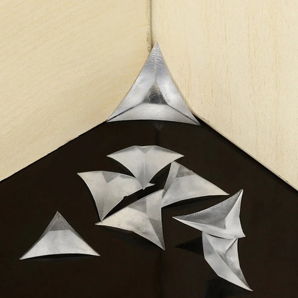 600Pcs Cabinet Drawer Triangle Corner Dust Guards Clear Protection Home Wardrobe Edge Bumpers Anti-Stair Protection