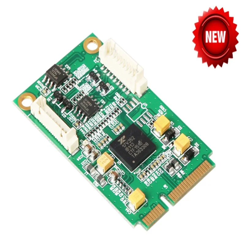 MINI PCI-E to 2 port RS422/485 industrial serial port card MINI PCIE TO 422 IO-mPCE352A-2S