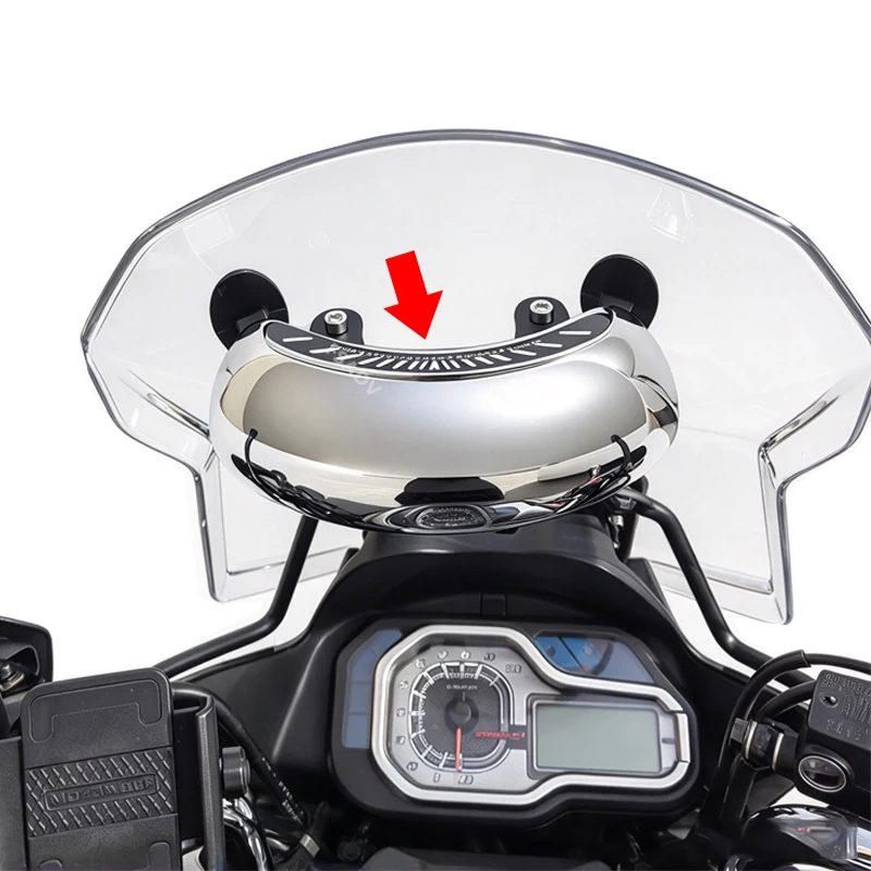 Motorcycle Windscreen 180 Degree Blind Spot Mirror Wide Angle Rearview Mirrors Small Rear View Mirror For BMW R1200GS R1250GS