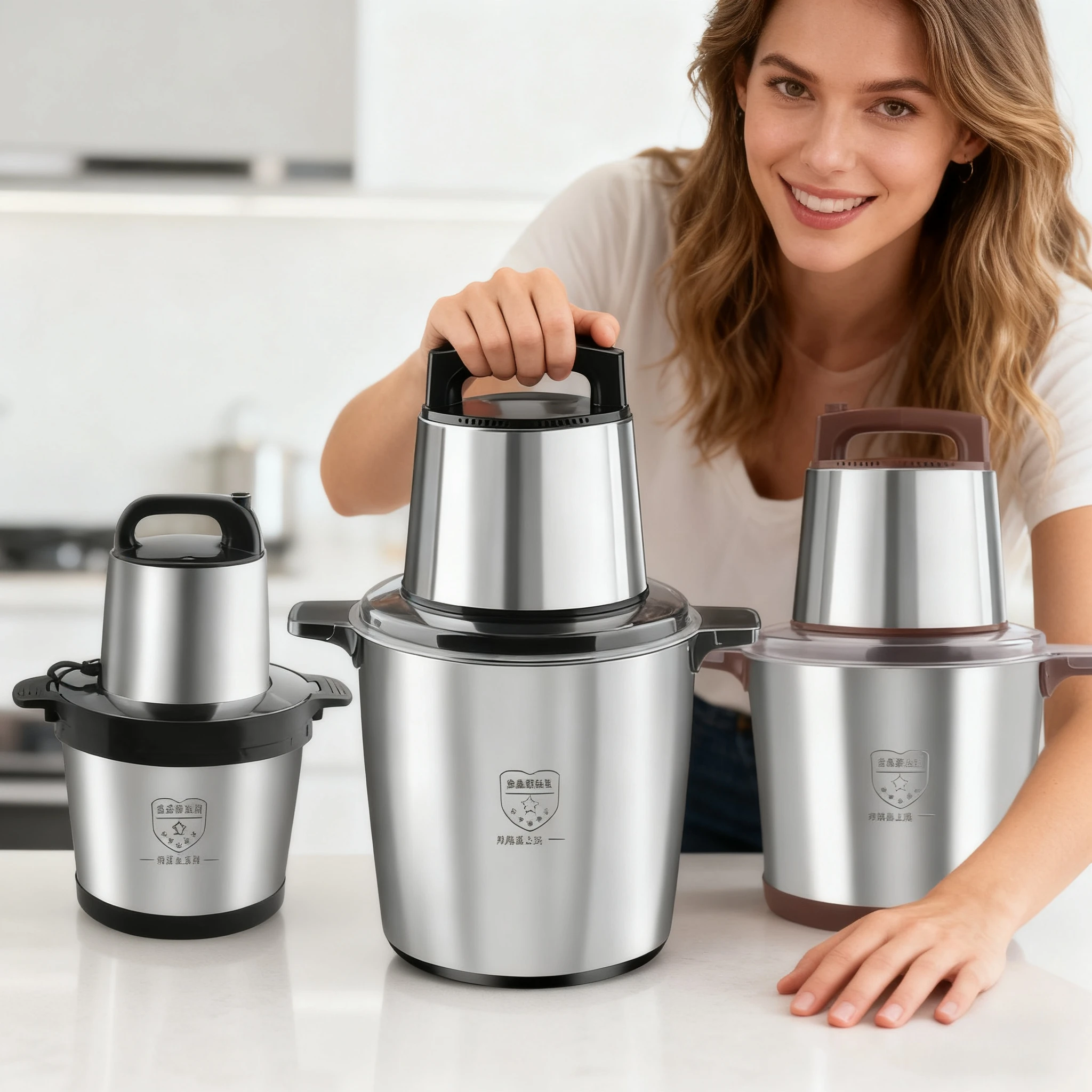 전기 고기 분쇄기 18리터 고출력 상업용 가정용 대용량 다기능 고기 혼합기