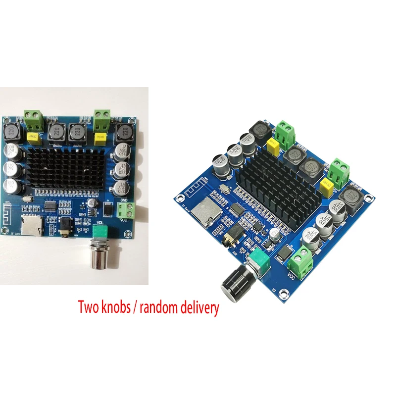 KYYSLB 100W*2.0 TDA7498 5.0 Bluetooth Amplifier Board XH-A105 Digital Amplificador Board Support AUX Onboard Potentiometer