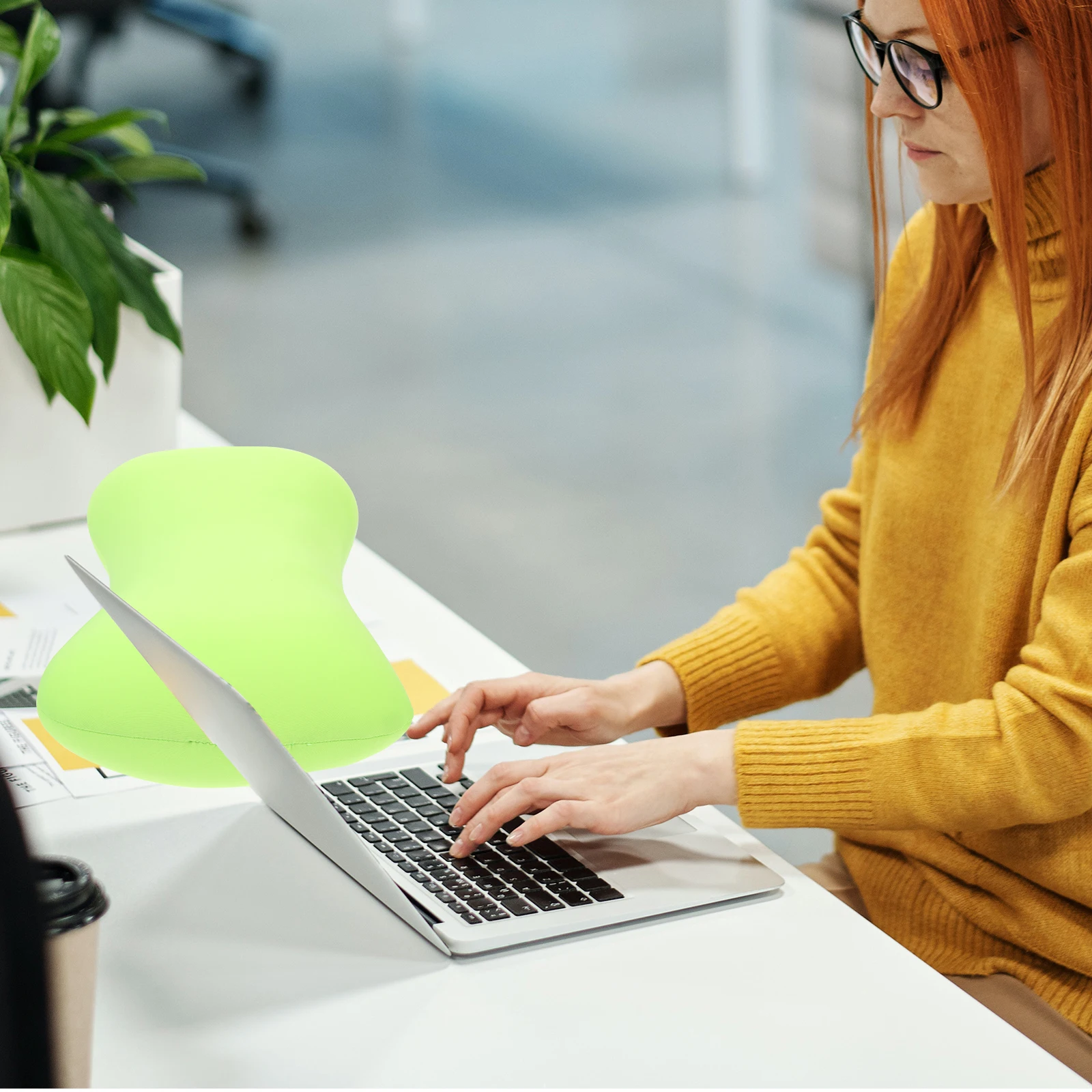 

Comfortable Bone Pillow Portable Neck Pillow Ergonomic Shape for Camping Office Home Car Travel Sleep Accessory