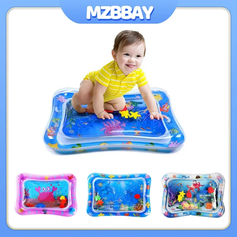 Baby Water Play Mat PVC Infant Tummy Time Mat Premium Baby Water Play Mats Kids Early Education Developing Activity Toys Gift