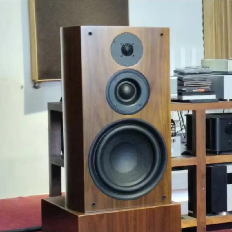 Custom Styles-Xmsj-JD-10S HIFI Speaker Bookshelf Speaker Wooden Case Passive None-Battery Lossless