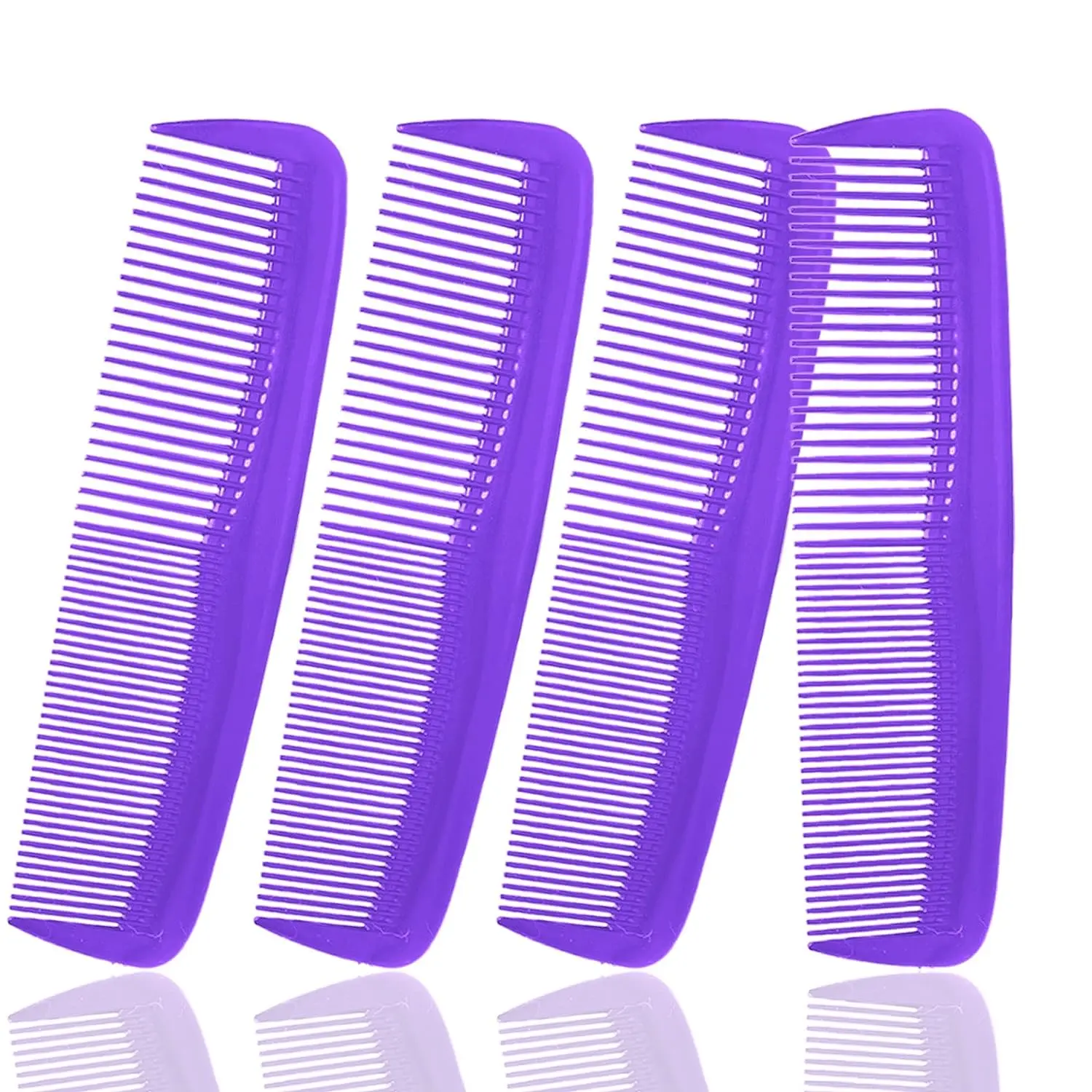 5pcs Black Hair Styling Comb, Fine Tooth Hair Comb, Heat Resistant Comb, Double Headed Hair Styling Comb