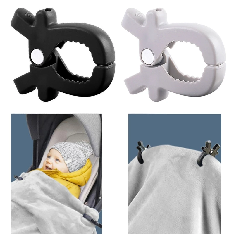 

New 2Pcs Baby Strollers Hook Clip Clip Pram Peg Portable Baby Stroller Hook Kids Car Baby Stroller Accessories