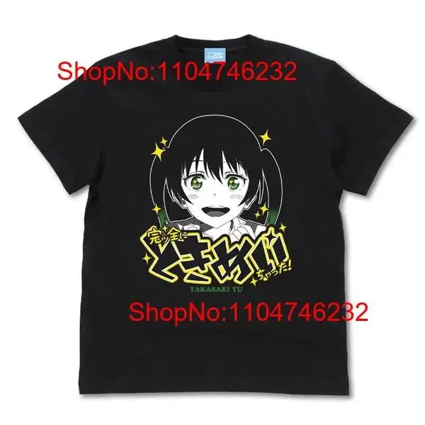 Love Live Nijigasaki Yu Takasaki Emotional T shirt BLACK XL vintage Washed Unisex graphic fashion Slightly designer clothes