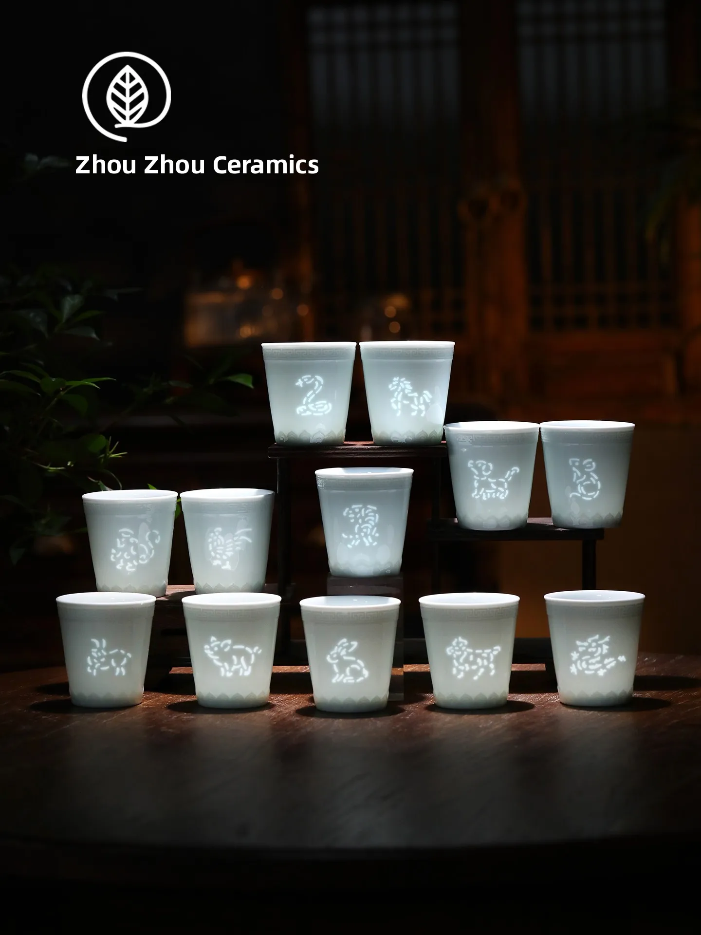 

Jingdezhen Linglong Cerc Tea Cup with Straight Mouth for Home Use Gongfu Tea Cup for Guest Visits And ly Gifts