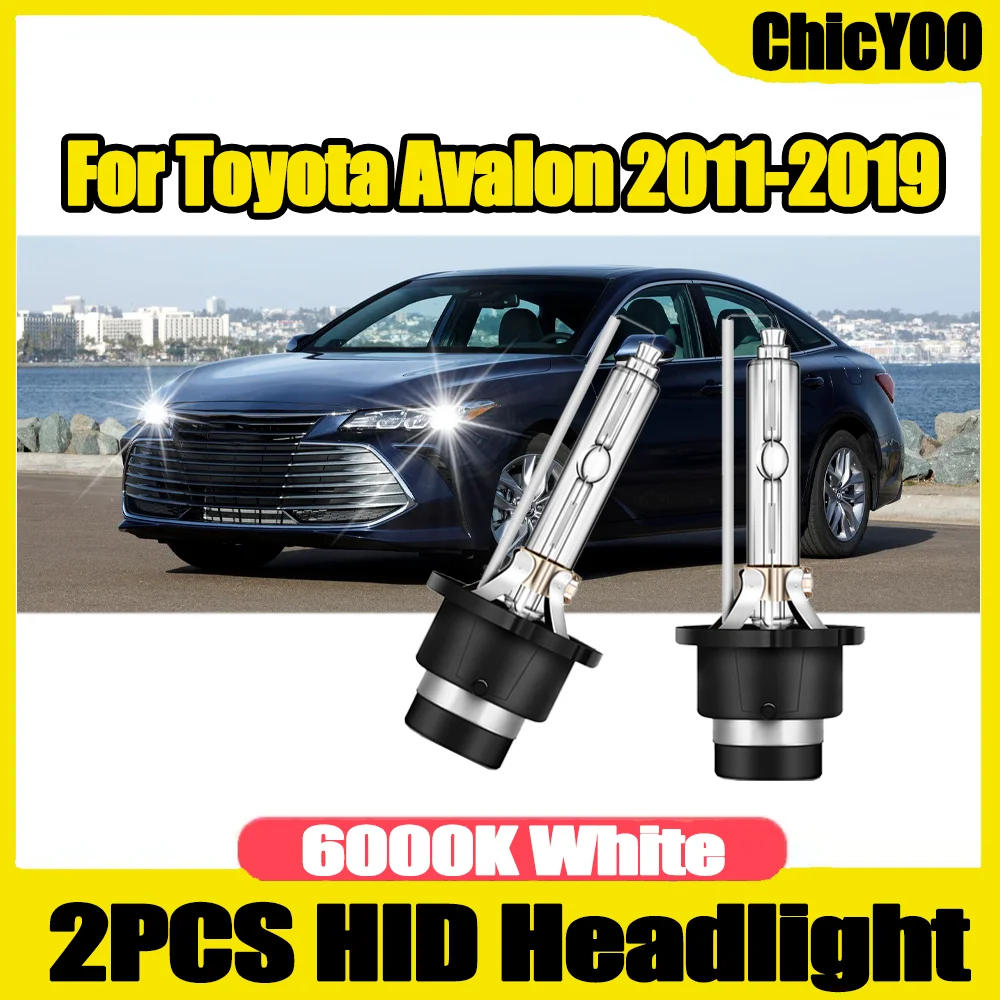 

2PCS HID Xenon Headlight 6000K White 35W Plug And Play 20000LM Front Lights Auto Headlamp 12V 24V For Toyota Avalon 2011-2019