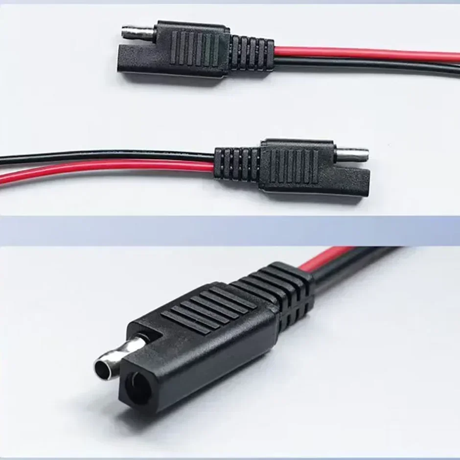 2PCS SAE Connector Extension Cable SAE Quick Connector Disconnect Plug SAE Power Automotive Extension Cable Solar PanelW**ire