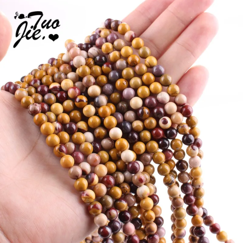 Natural Mookaite Beads 6 8 10mm Round Loose Cheap Gemstone Beads for Jewelry Bracelet Earring Making