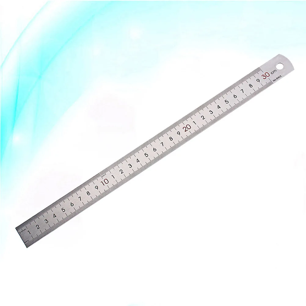 

Stainless Steel Measuring Ruler Metal Straight Ruler Double Sided Flexible for Engineering Drawing Design