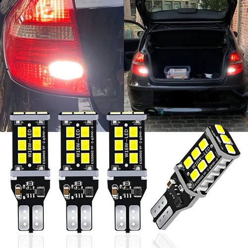 LED 역방향 조명 전구 백업 램프, W16W T15 921 Canbus, E81 E87 E88 E82 E92 E90 E91 E60 F07 F11 E61 1 3 5 시리즈용, 4 개  Best5