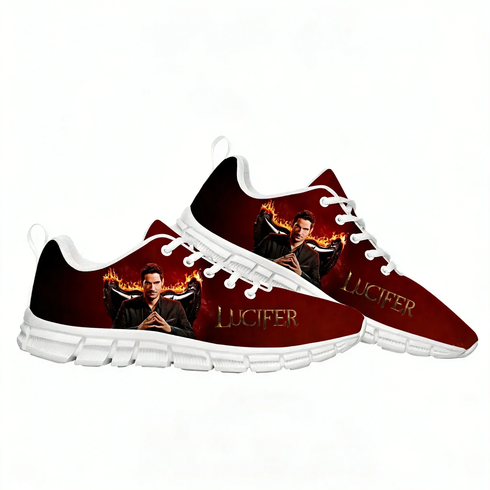 Lucifer Sports Shoes Mens Womens Sneakers High Quality Tom Ellis Casual Sneaker Couple Custom Shoes