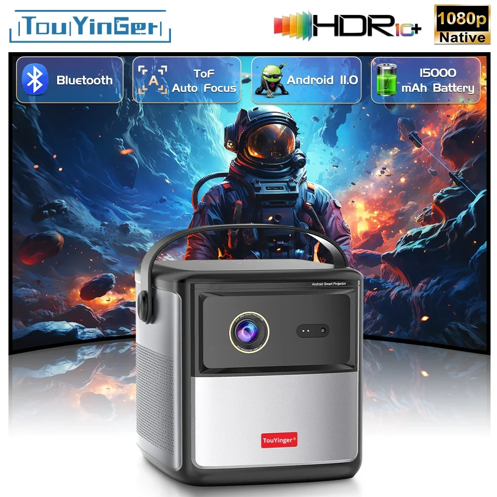 

TouYinger G5 Portable 4K Projector 1080p Home Theater Full HD Projetor Android Dlp Beamer 3d U80 Cinema Smartphone with Battery