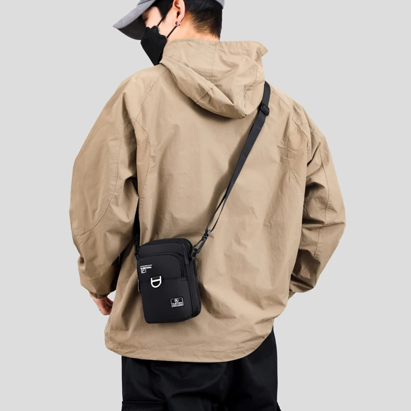 Sport-Geldbörse, Handytasche, Umhängetasche, Tasche, Gürtel, Handtasche, Geldbörse, Münzbörse, Retro-Schlüsselhalter, kleine Geldtasche – Detail 10