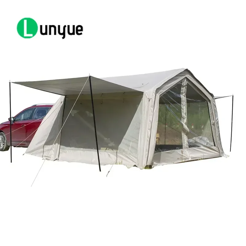 Large Inflatable Car Tailgate Camping Tent Quick Opening Folding Rainproof UV Proof Awning For SUV Truck Outdoor Shelter Fits