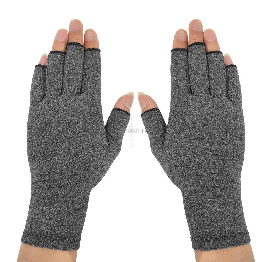 Druckhandschuhe für den Außenbereich, Indoor-Fitness, Kleber, atmungsaktiv, halbe Knöchelschmerzen, Kompressionshandschuhe