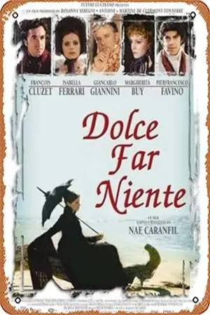 Dolce far niente movie posters (1998) Metal Tin Sign 8X12 Inches Man Cave Retro Vintage Wall Decor Art