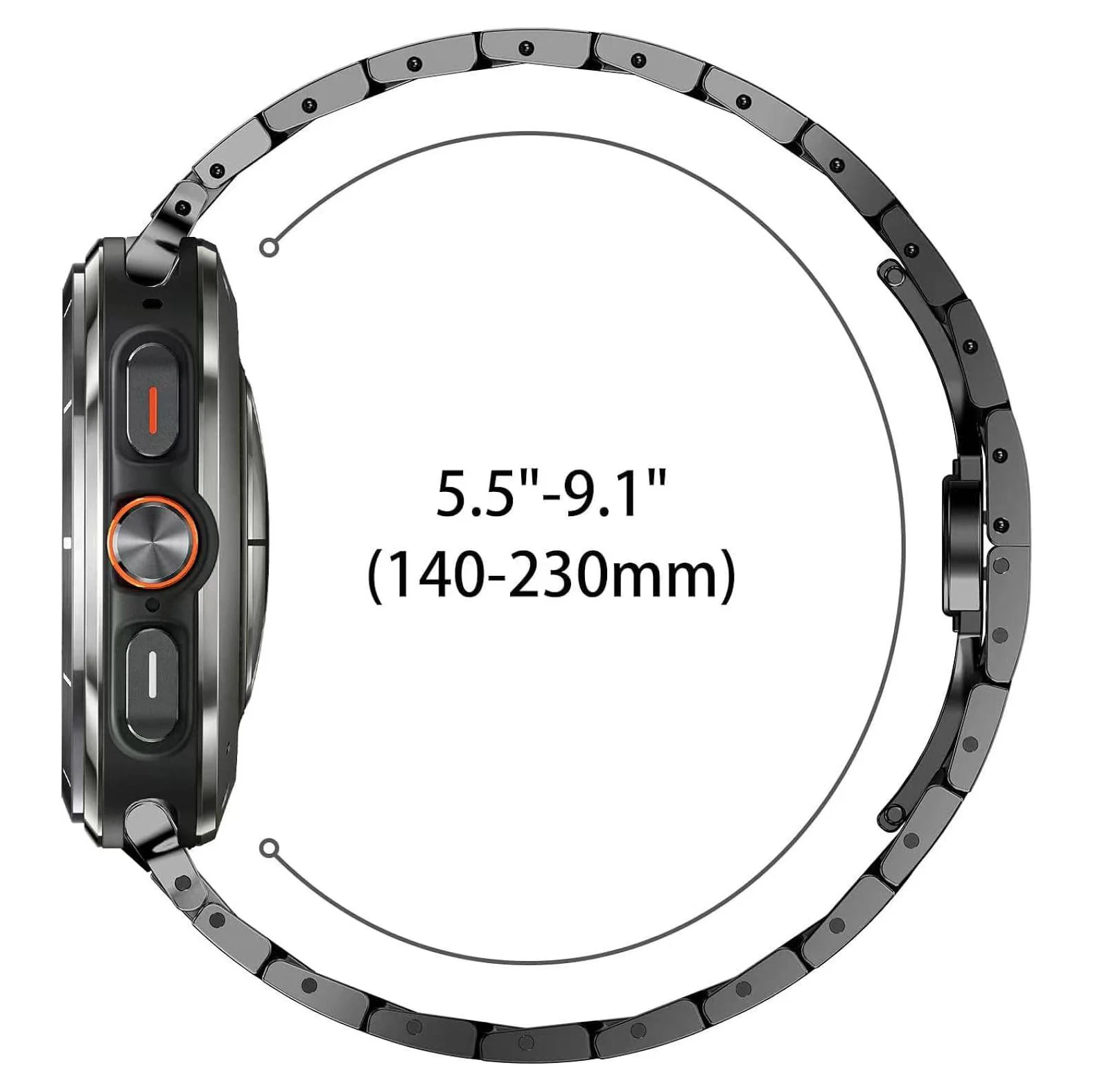 Pulseira de metal de luxo adequada para Samsung Galaxy Watch Ultra 47mm pulseiras masculinas e femininas adequadas para Galaxy Watch Ultra