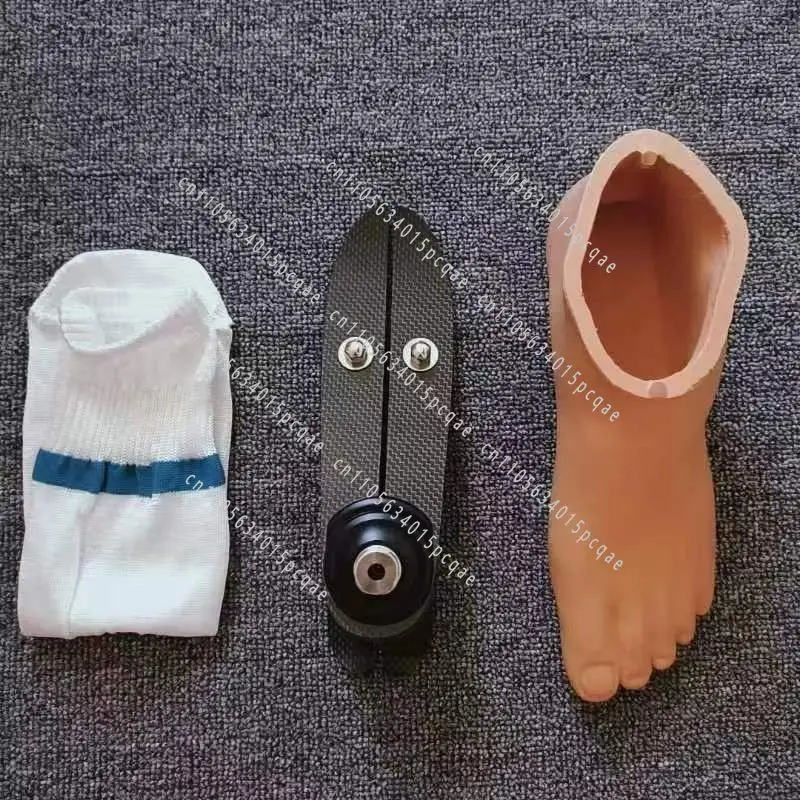 Carbon fiber footplate prostheses: low ankle prosthetic feet, stainless steel joints, carbon fiber feet, 22-27cm prosthetic feet