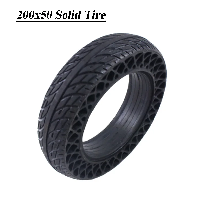 200x50 Non-pneumatic solid tyre 8 inch tire for Electric Self Balancing Hoverboard Scooter 200*50 Honeycomb wheel tires