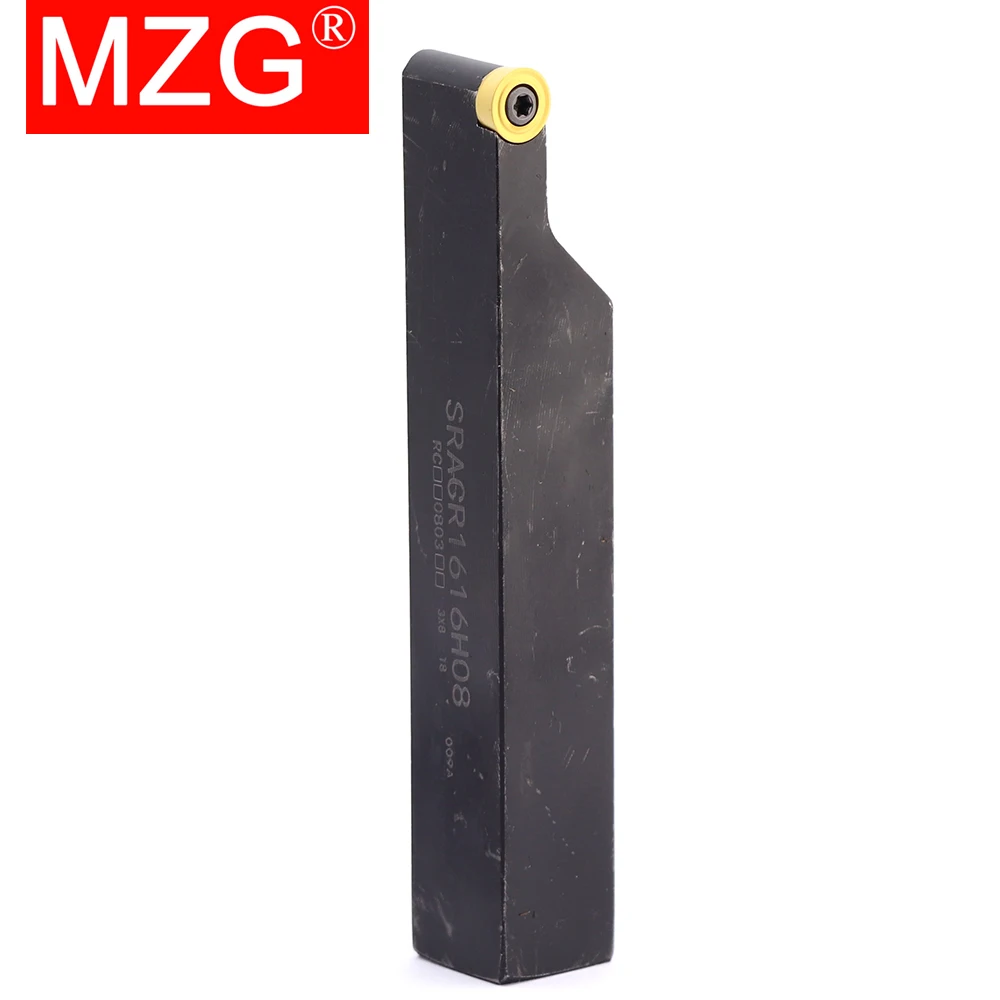 MZG 20mm 25mm SRACR 20 16 CNC RCMT Carbide Inserts Turning Arbor Lathe Cutter Bar External Boring Tool Clamped Steel Toolholder