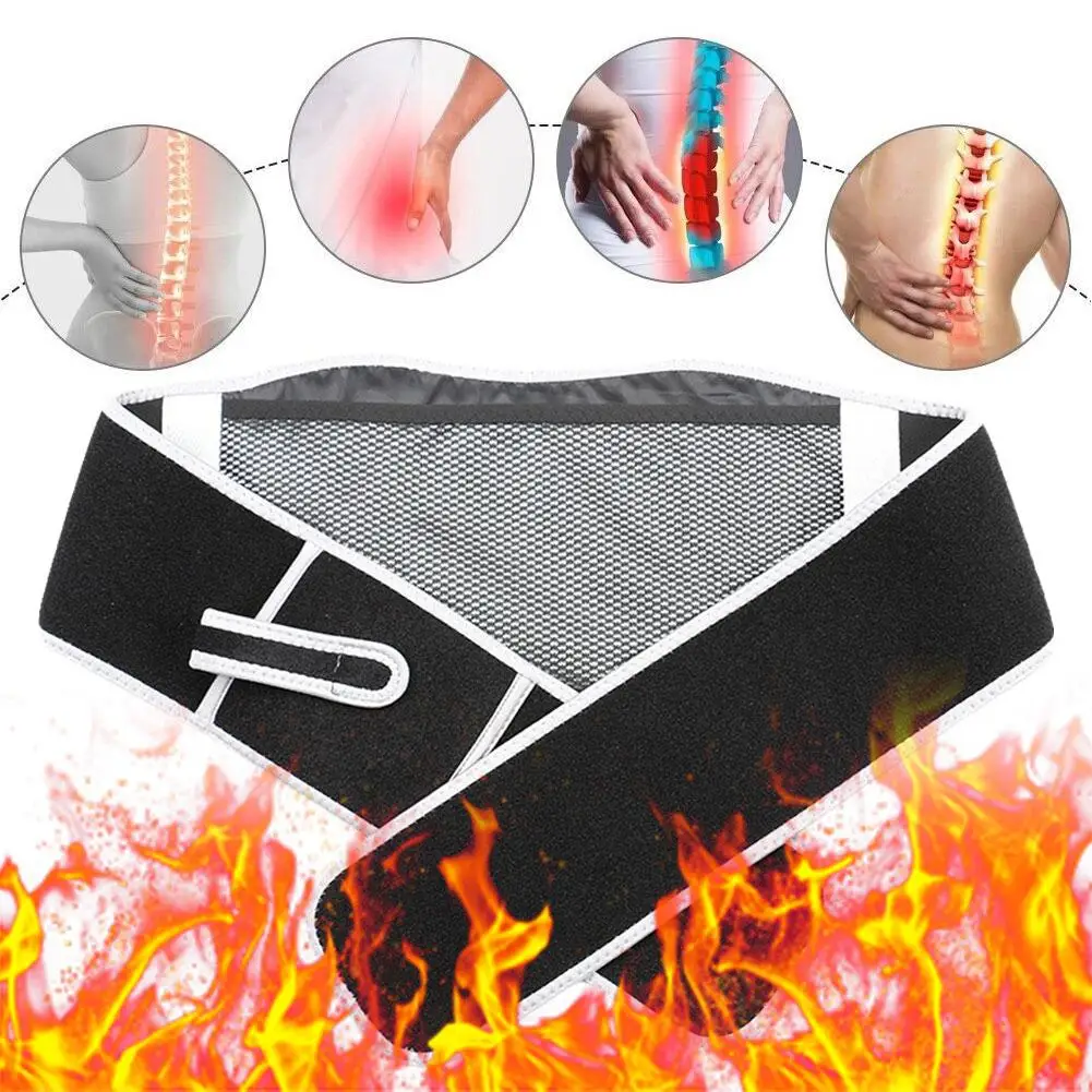 

Electric USB Heating Warmer Hot Waist Lumbar Back Pad Protector Relief Brace Band Massager Pain Support Tools Anti Belt The M2I2