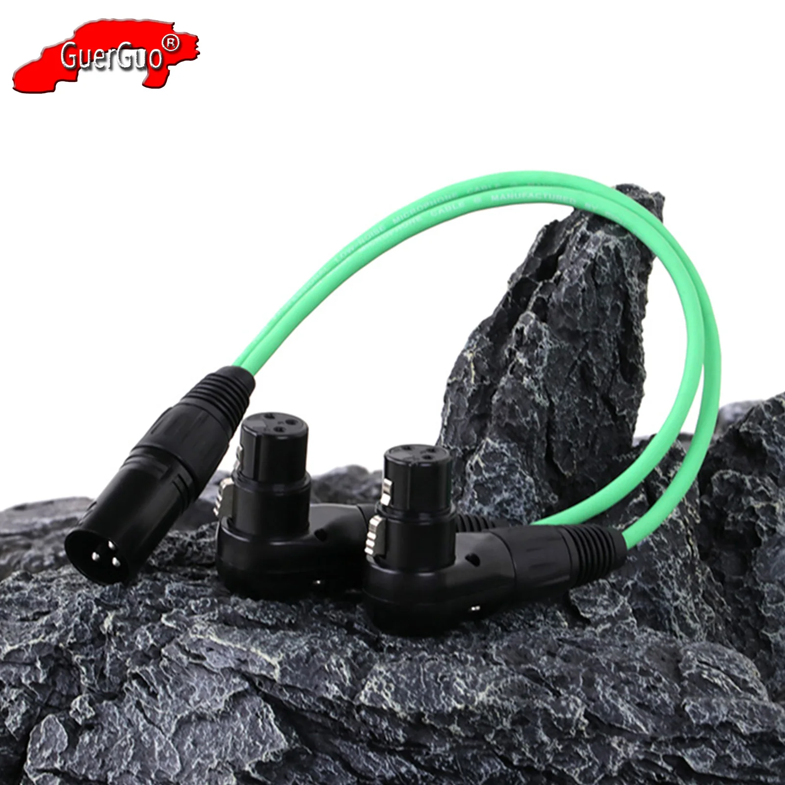 

XLR Cable Shielded Line 3Pin XLR Male to Dual XLR Female Balanced Speaker MIC Y Splitter Extension Cord Audio Adapter Converter