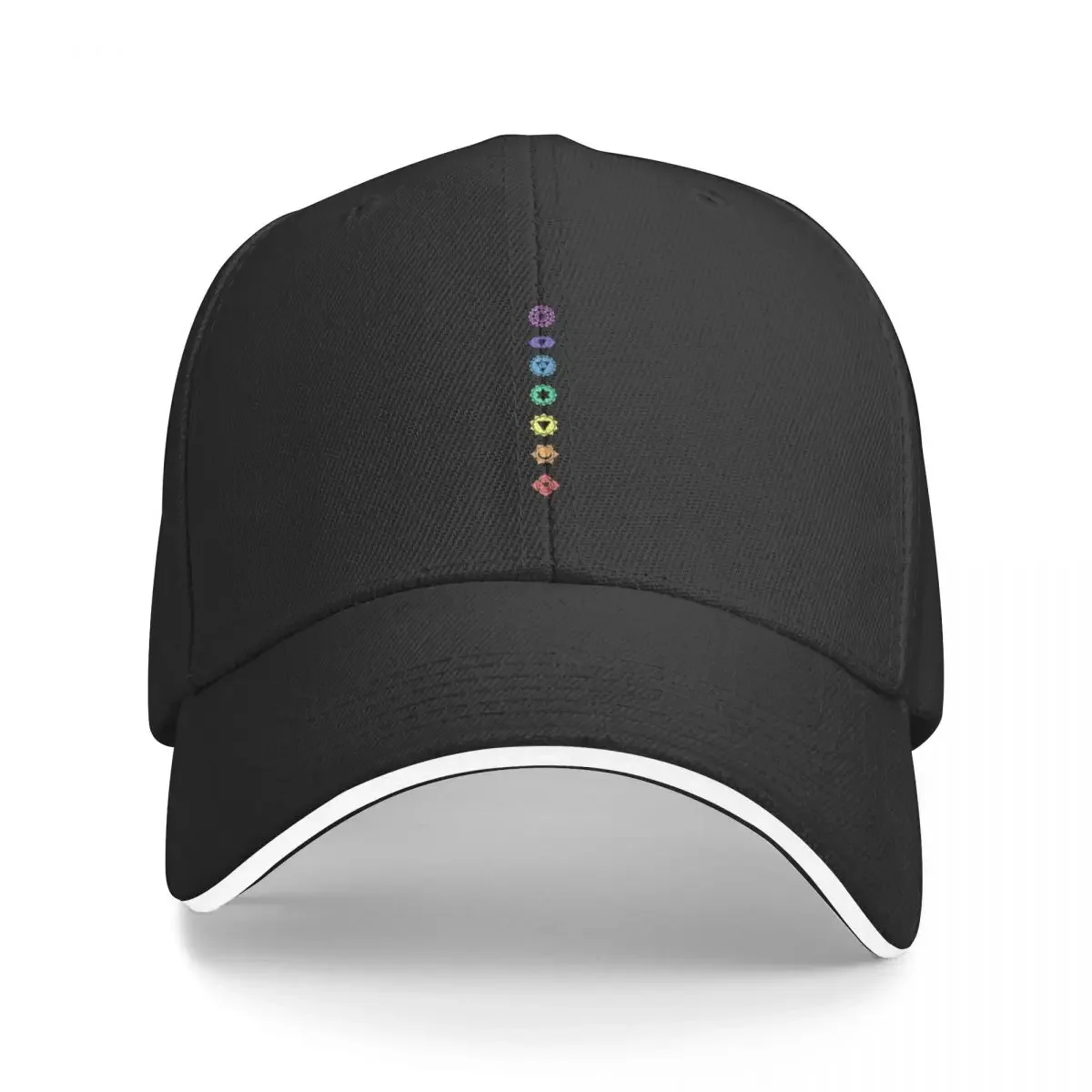 Chakra Qi Reiki Baseball Cap Military Cap Man black Golf Hat Man Women Hats Men's