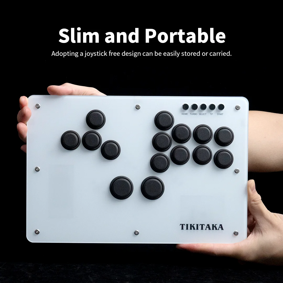 TIKITAKA Hitbox with Split Button Layout Fighting Game Joystick