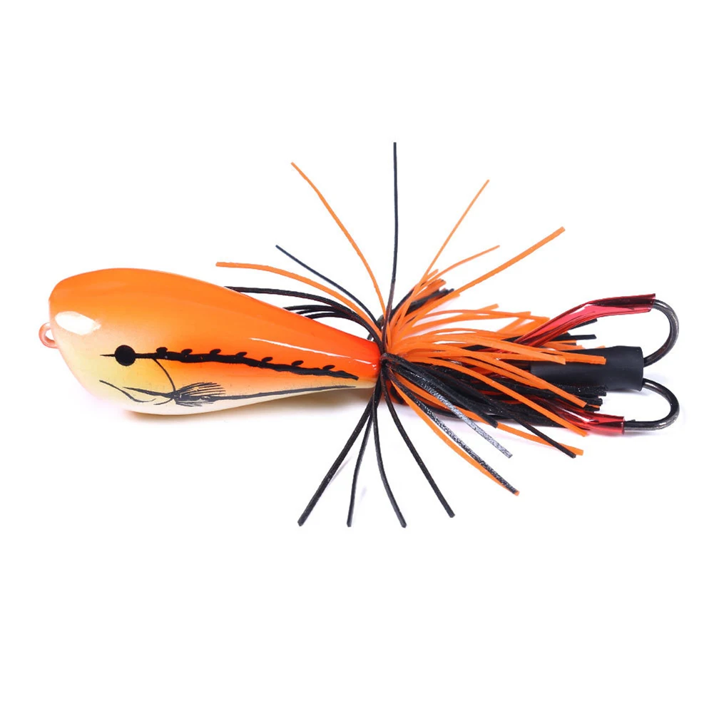 Floating Realistic Frog Lures Durable Lifelike ABS Bass Bait With Double Hooks For Freshwater Saltwater Salmon Trout 9.5g / 9cm