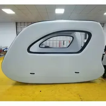 Solar Powered Inflatable Electric House Boat with Motor, Floating Inflatable Boat for Water Entertainment