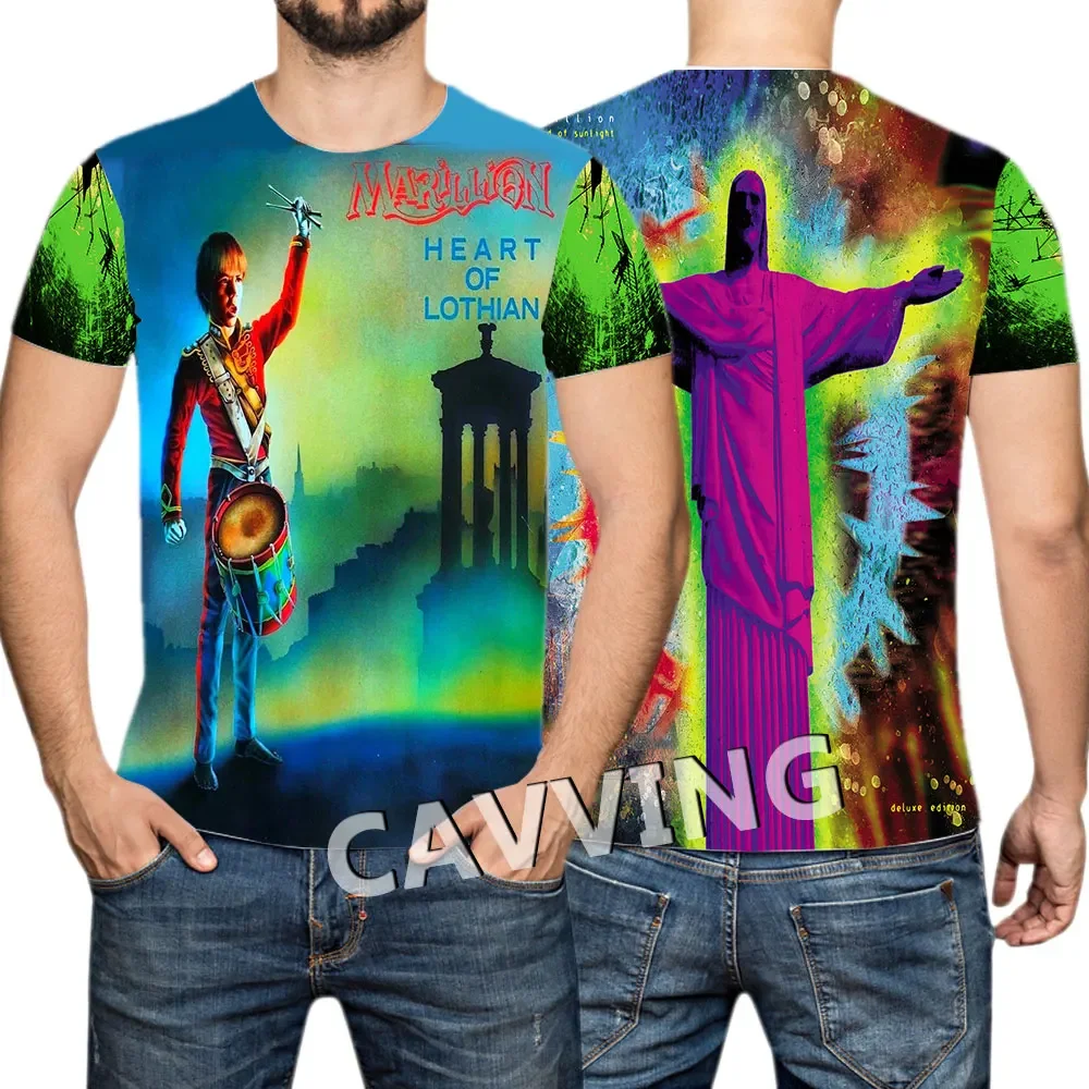 Classic Marillion Rock Band 3D Print T-shirt Summer Women/men Hip Hop Trend Tee Shirt Fashion Street Harajuku Style Top Clothing