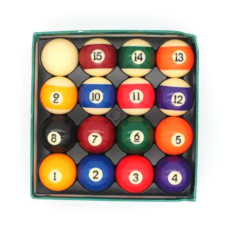 

High-end Quality Green Box 57.2mm Pool Ball 16PCS/Box