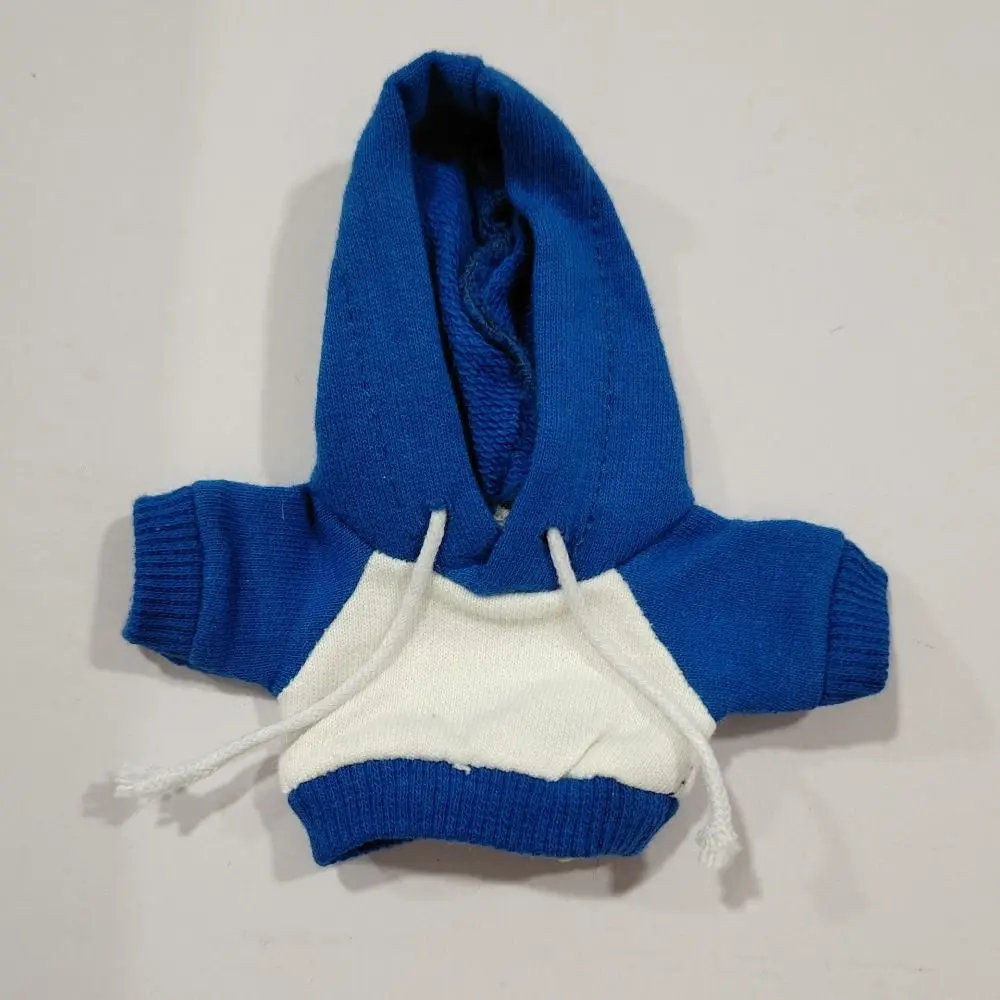 Sweats à capuche décontractés faits à la main pour poupées en coton, tenues de sweat-shirt mignonnes, jouets pour enfants, vêtements de mode, 13 couleurs, 10cm, haute qualité