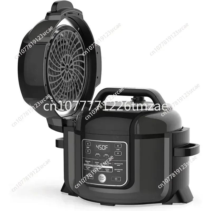 Large Capacity 7-in-1 Pressure Cooker, Barbecue/Dehydration/Slow Cooker/Air Fryer  For Ninja