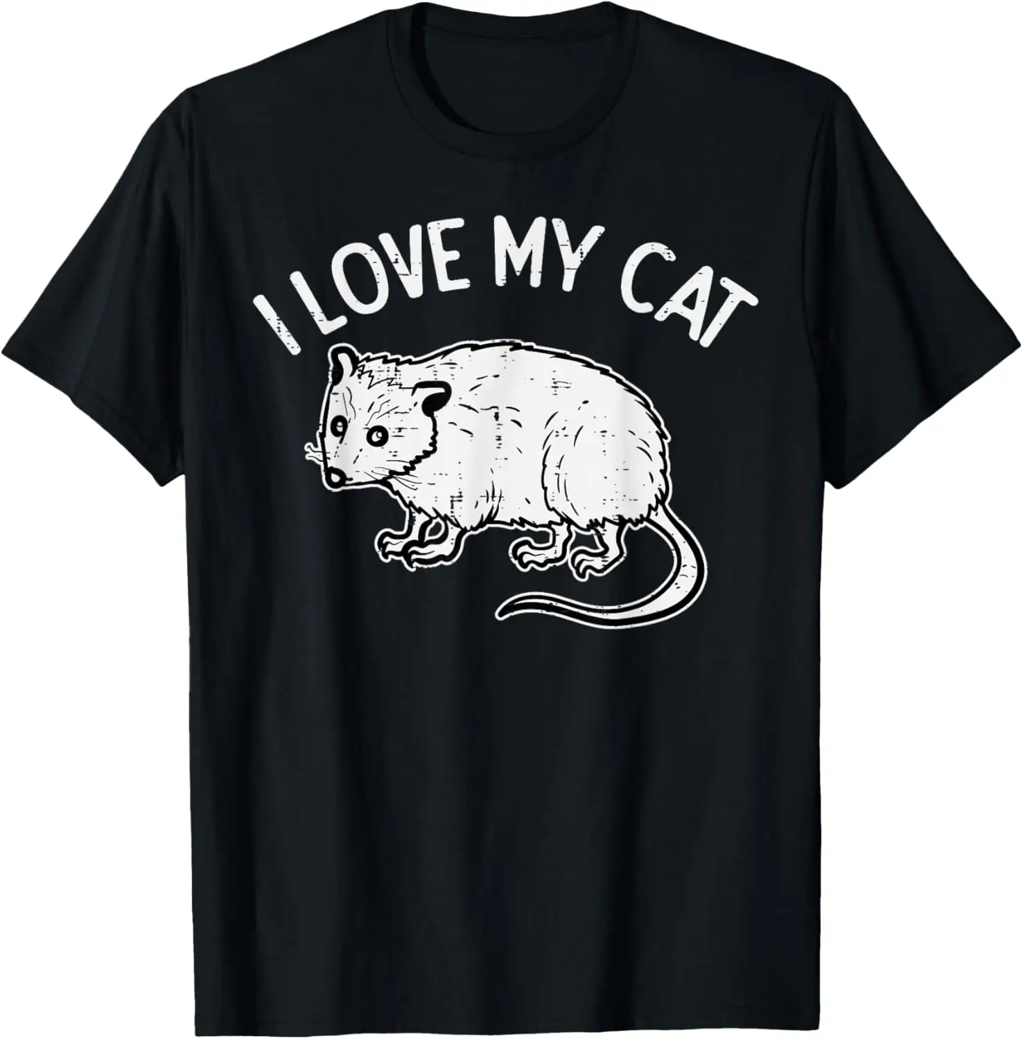 

Опоссум Love My Cat Funny Possum Street Женская футболка для девочек и детей